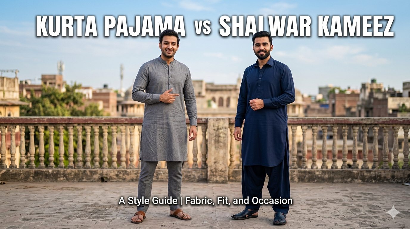 Kurta vs Shalwar Kameez – What to Wear and When? (Complete Style Guide)