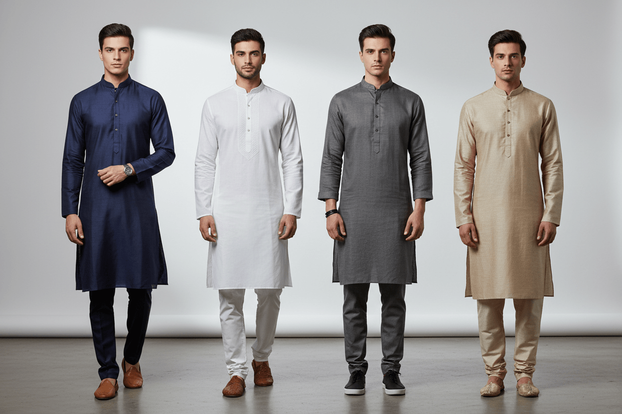 Top 4 Kurta Pajama Styles Every Modern Man Should Own (2026)